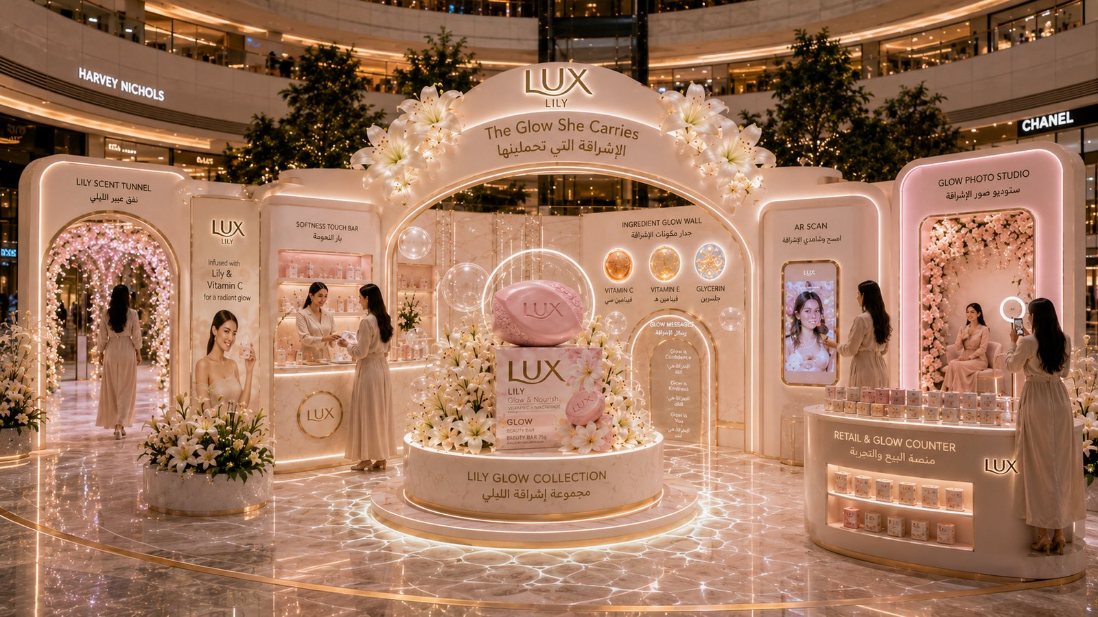 LUX Lily — The Glow She Carries — Activation entrance