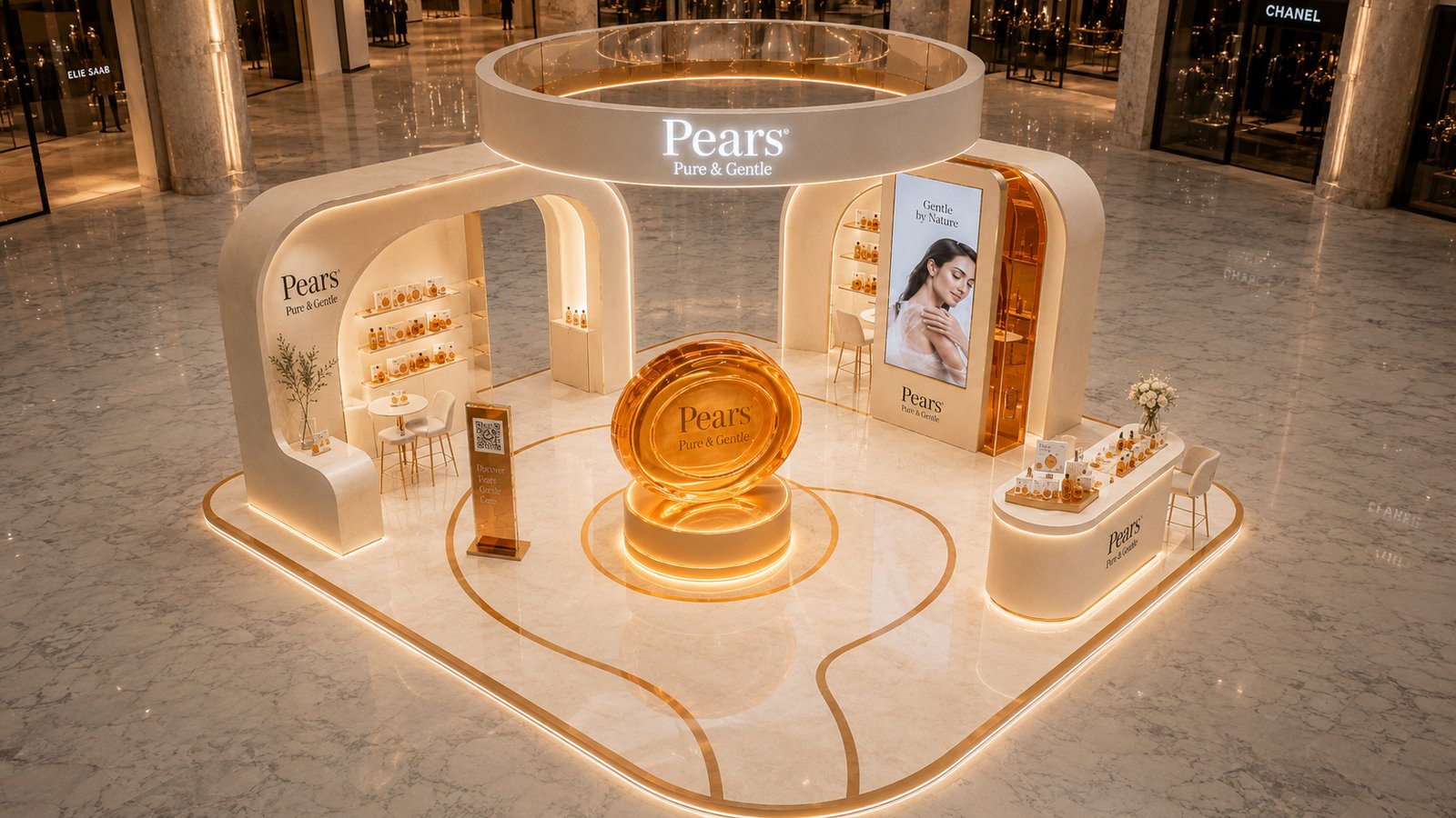 Pears mall activation spatial overview
