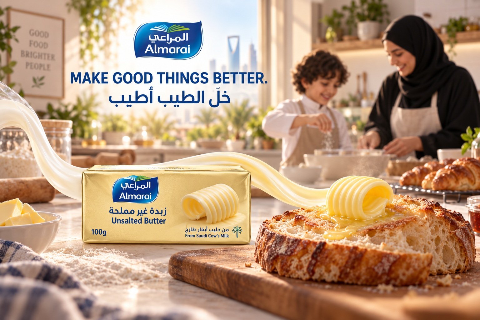 Almarai — Unsalted butter — Make good things better