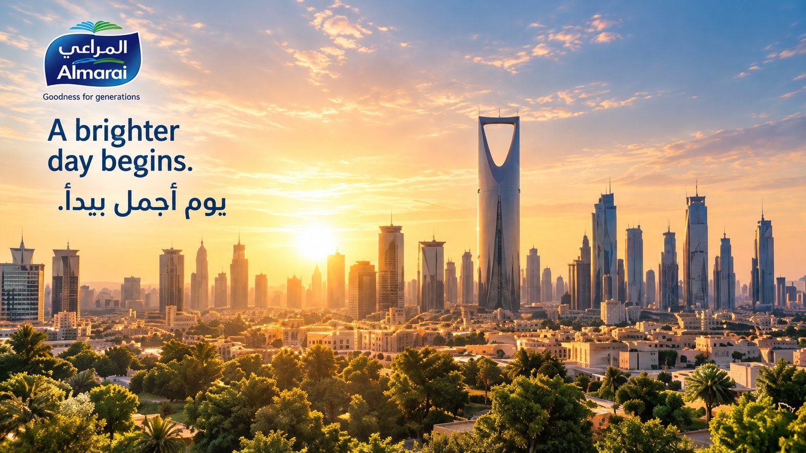 Almarai — Riyadh sunrise — campaign storyboard