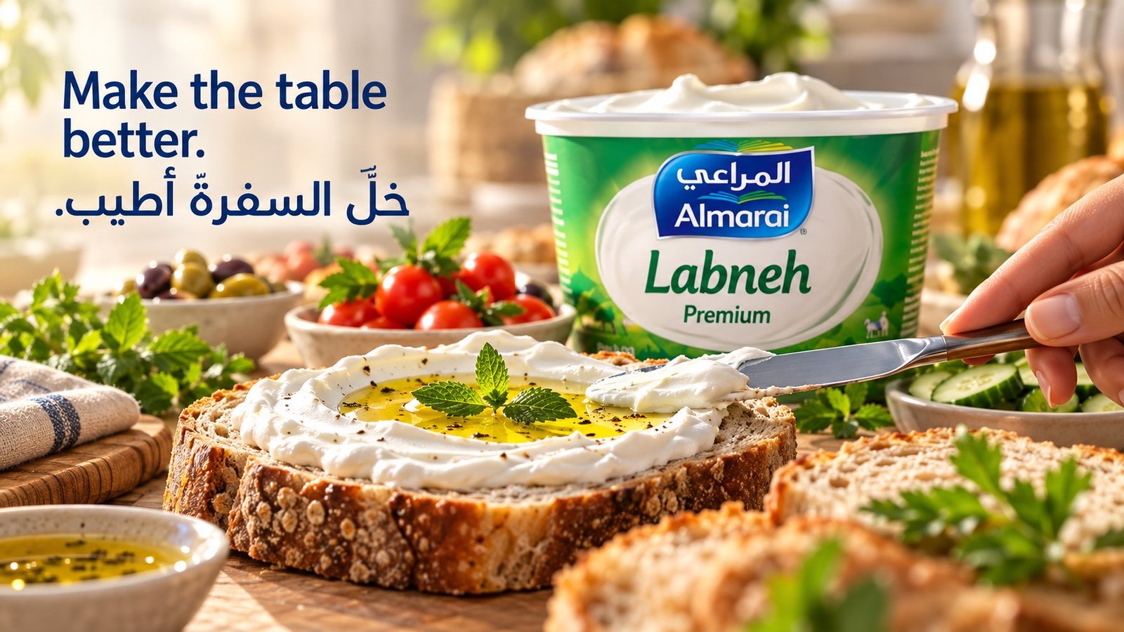 Almarai — Labneh on toast — campaign storyboard