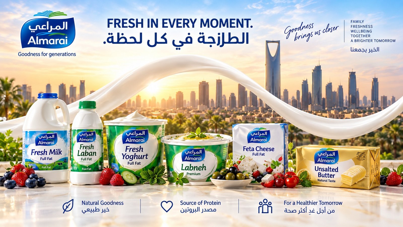Almarai — Full-range closing frame — campaign storyboard