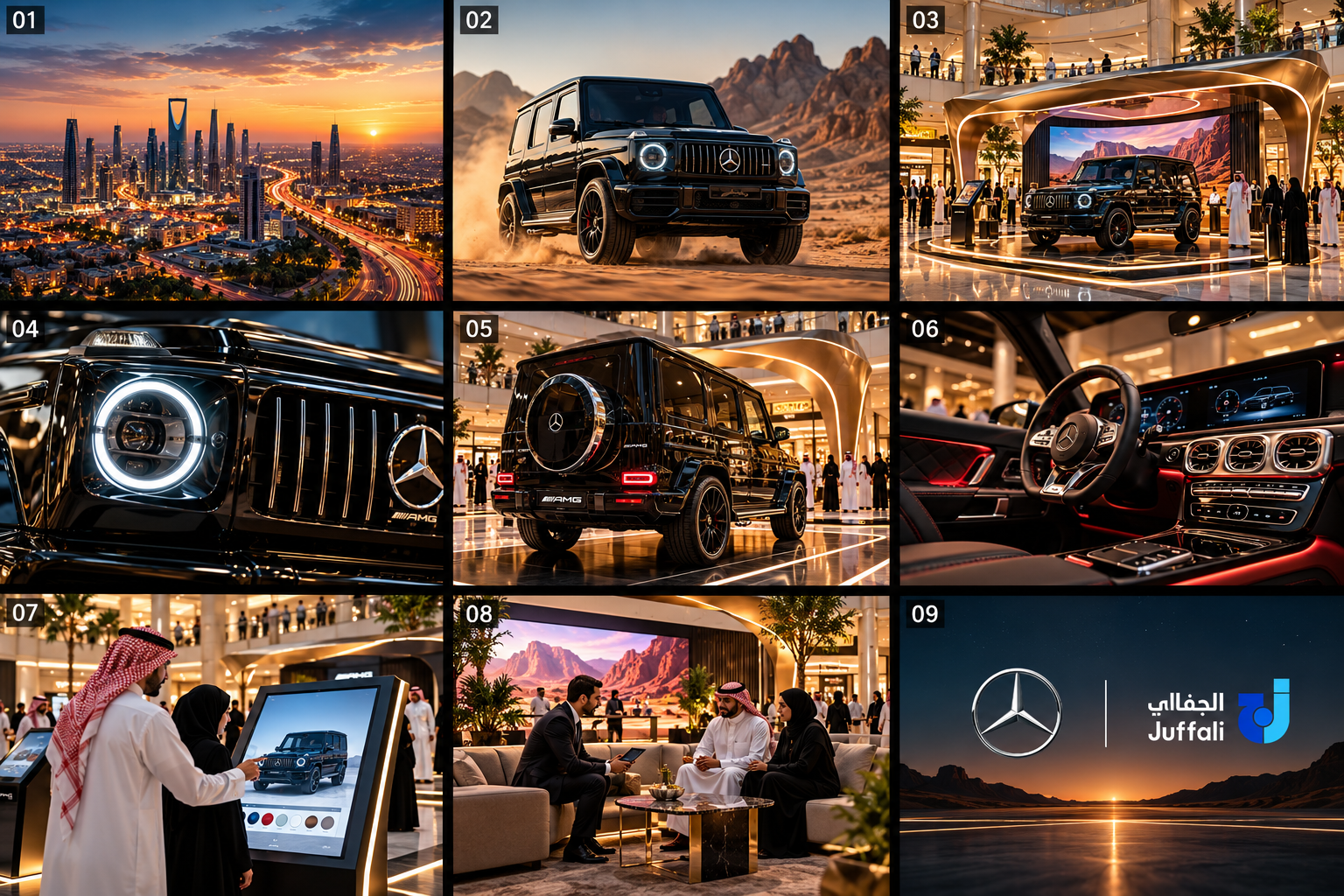 Mercedes-AMG G 63 experiential motion storyboard