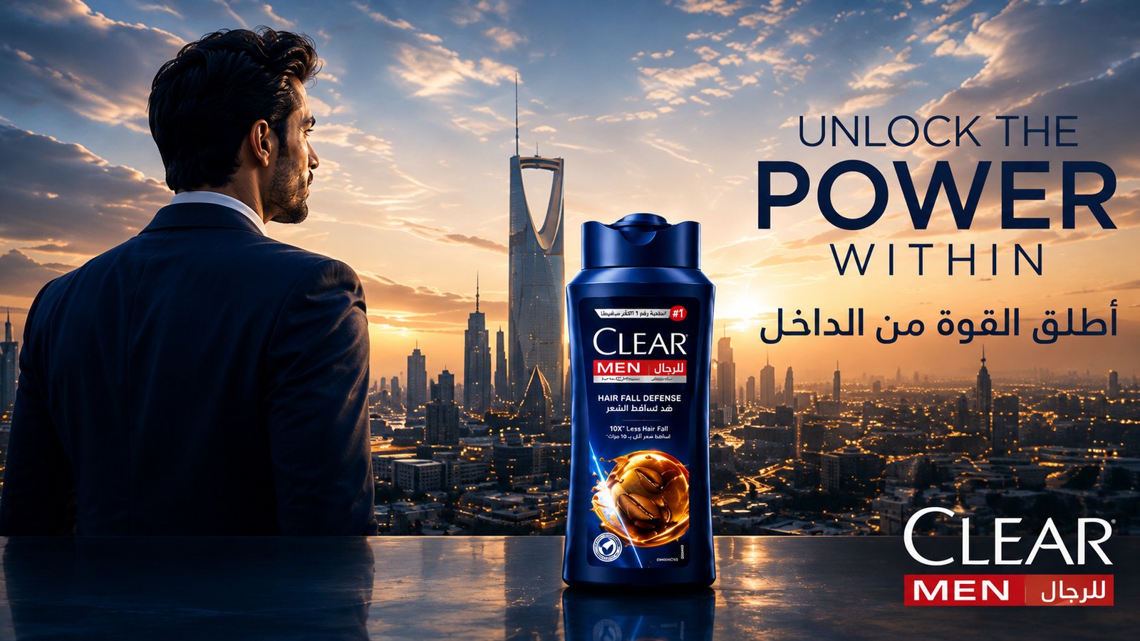 Clear Men — Unlock the Power Within campaign artwork