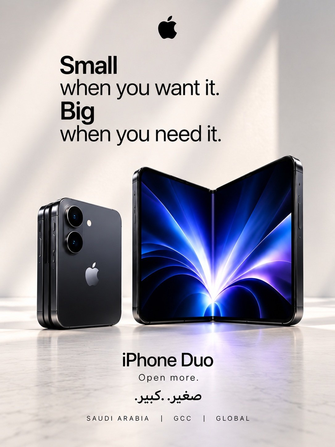 Small when you want it. Big when you need it.