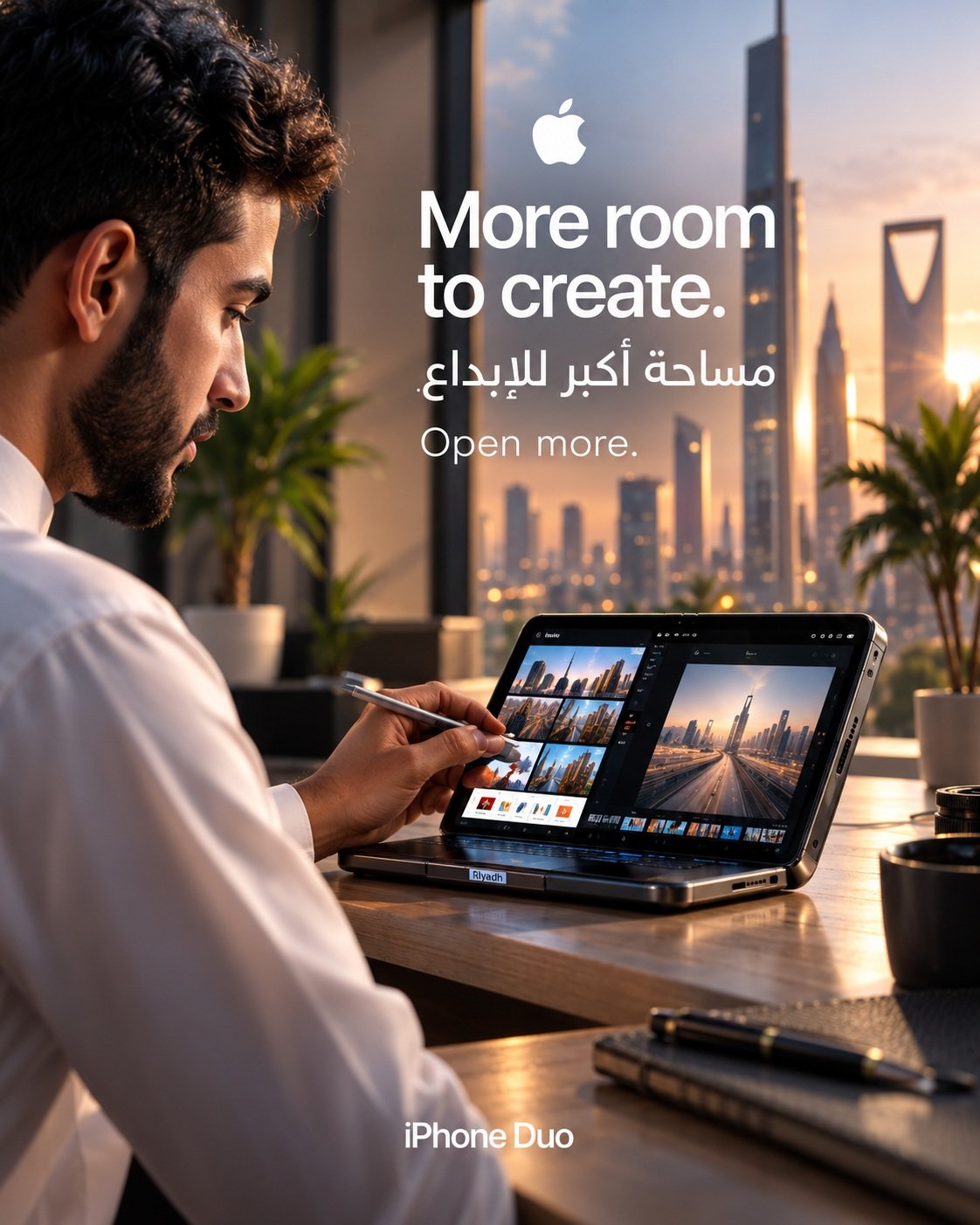 More room to create — vertical social format