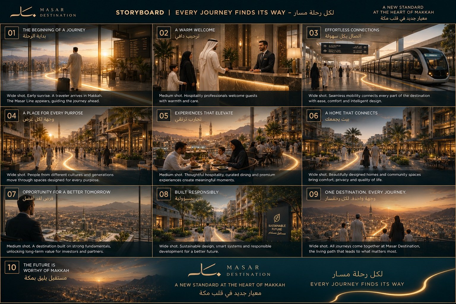 MASAR journey storyboard