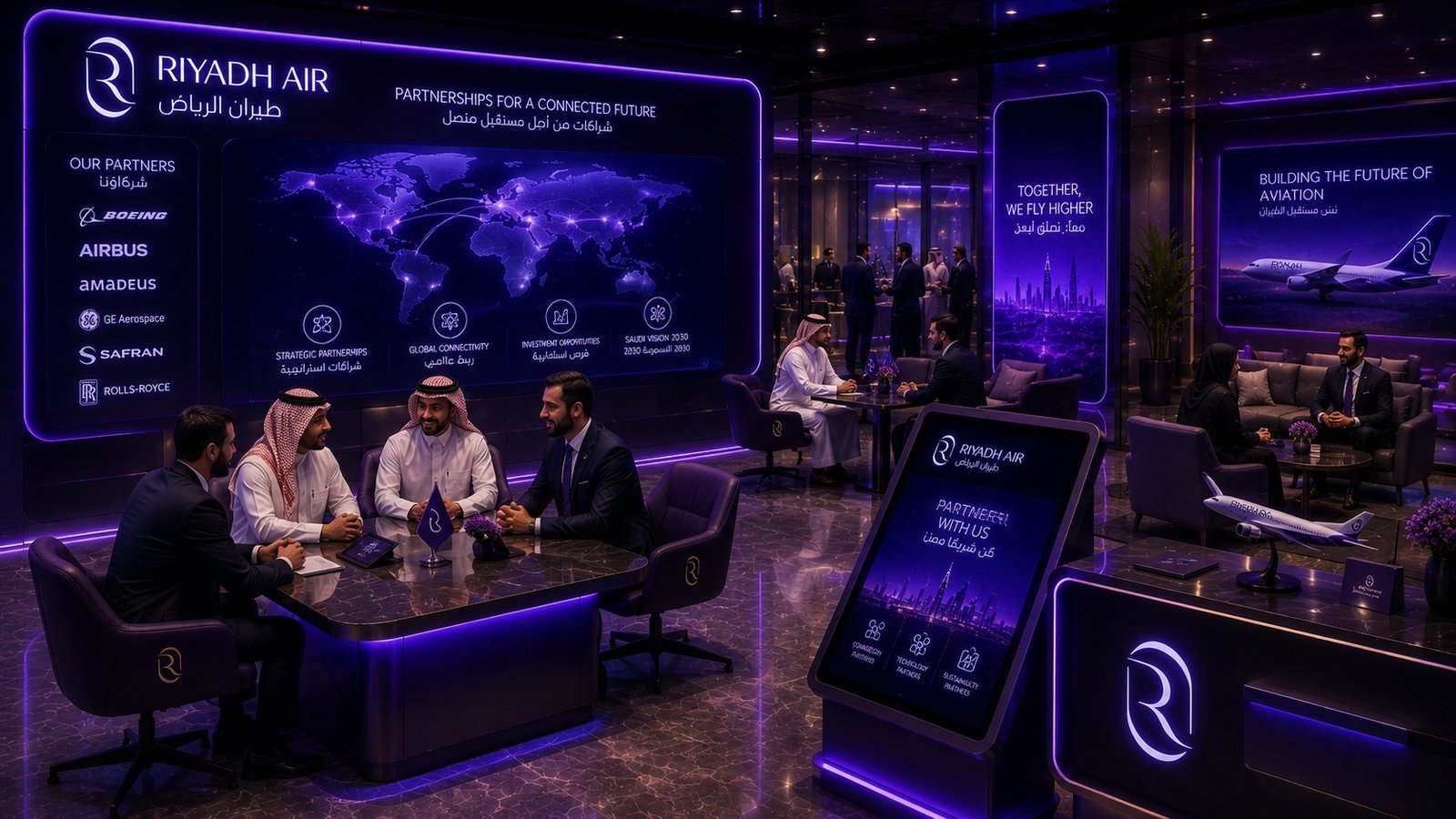 Exhibition destination lounge