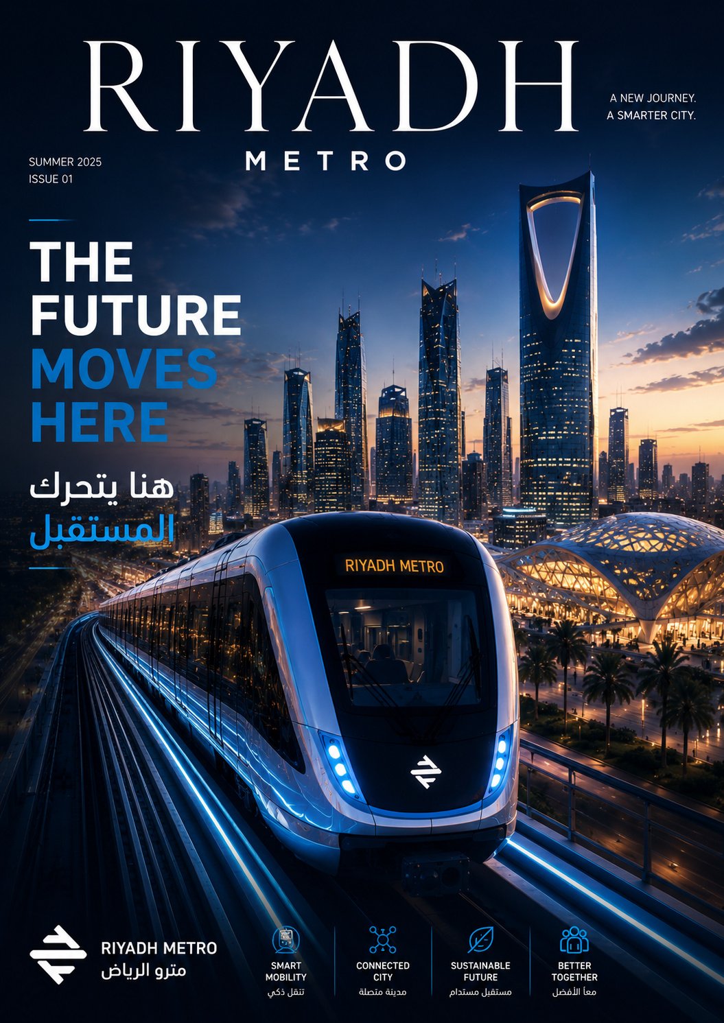 Riyadh Metro — LUXURY MAGAZINE COVER