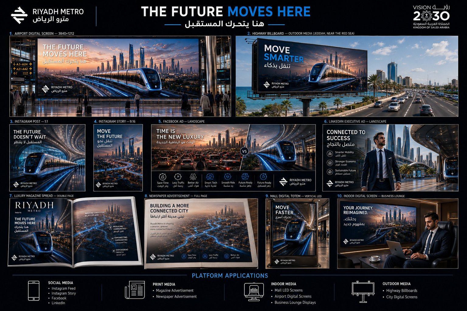 Riyadh Metro — master mood board
