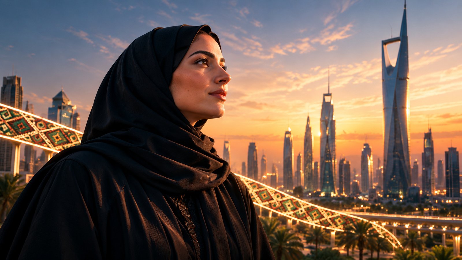 Vision and the Riyadh skyline