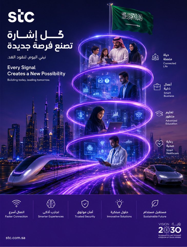 STC connected experiences campaign visual