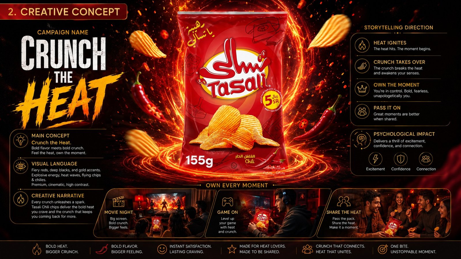 Tasali product and visual concept