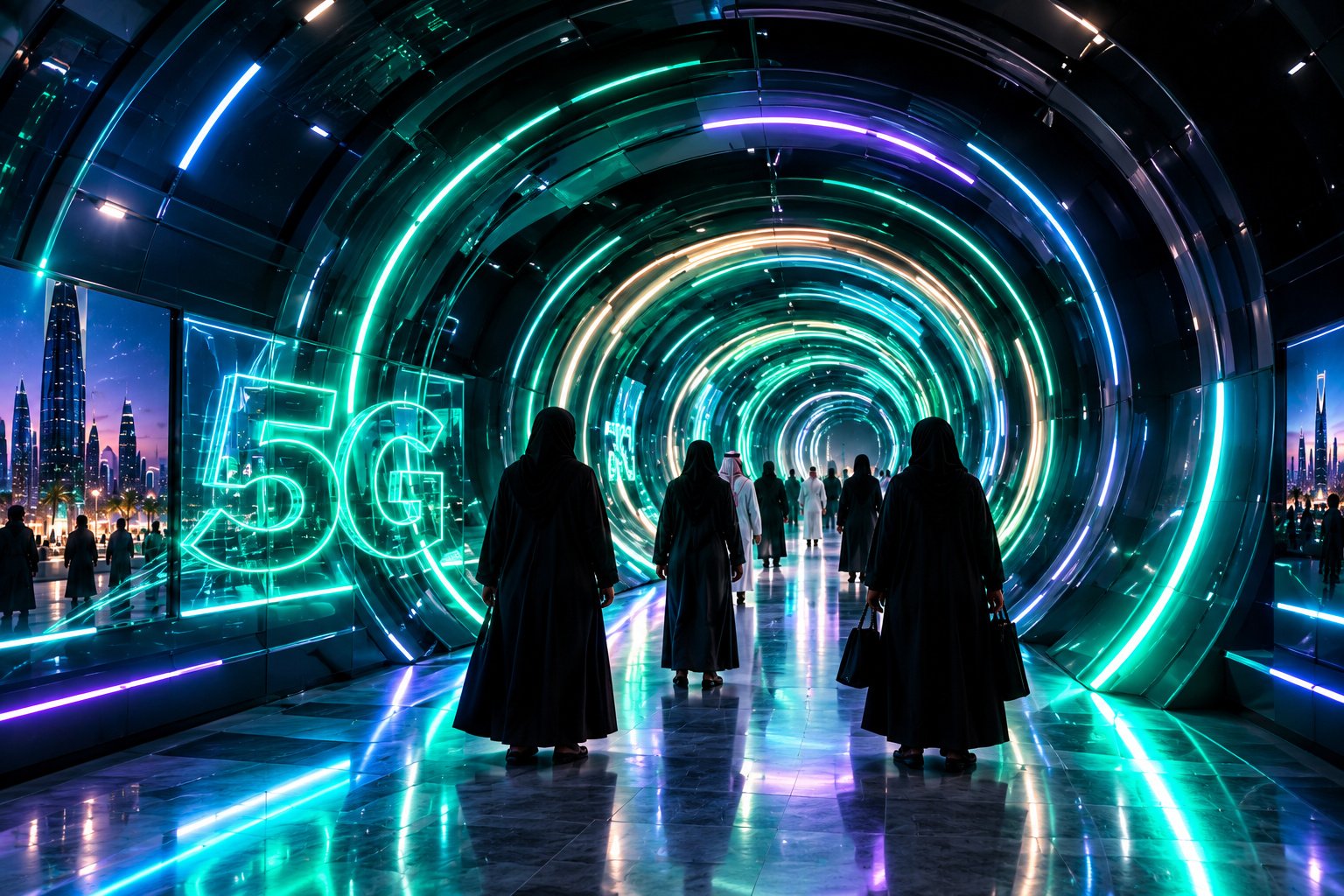 Zain 5G — Immersive signal tunnel