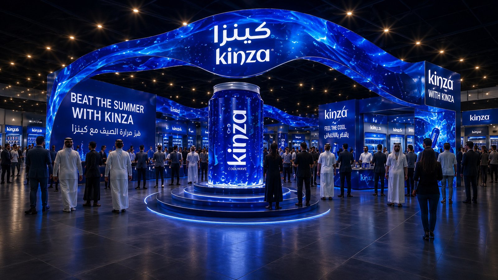 Kinza Coolwave — self-initiated creative concept